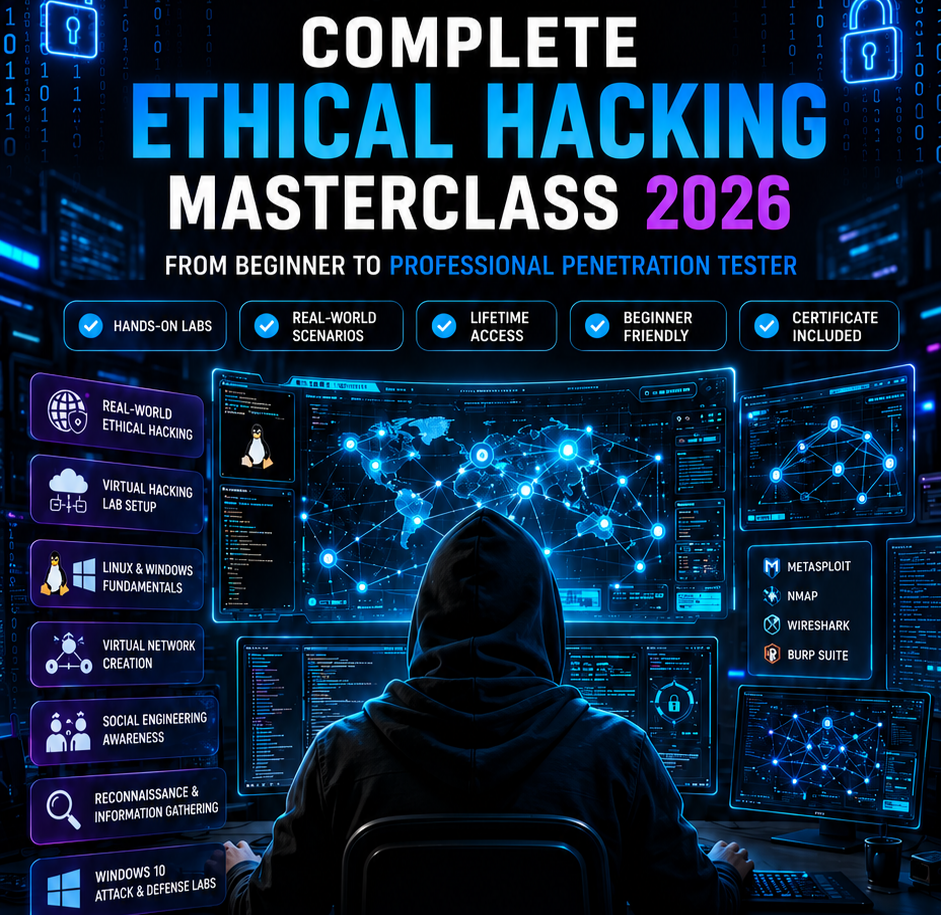 Real world ethical hacking full course 2026