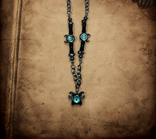Dragon Eye Gothic Pendant Necklace