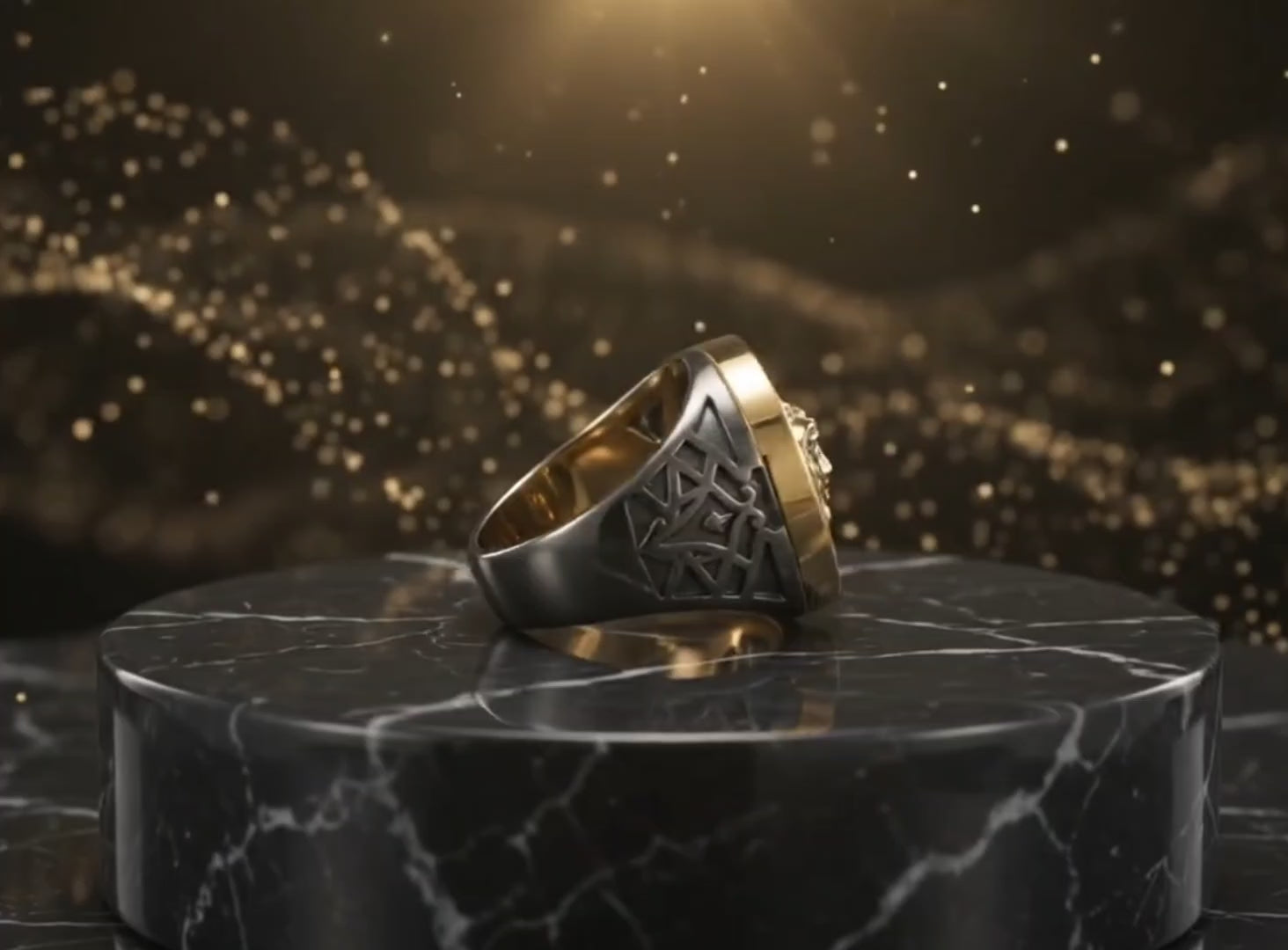Luxury Medusa Greek Pattern Statement Ring for Men | Vintage Gold & Silver Designer Fashion Ring | Premium Party & Casual Jewelry